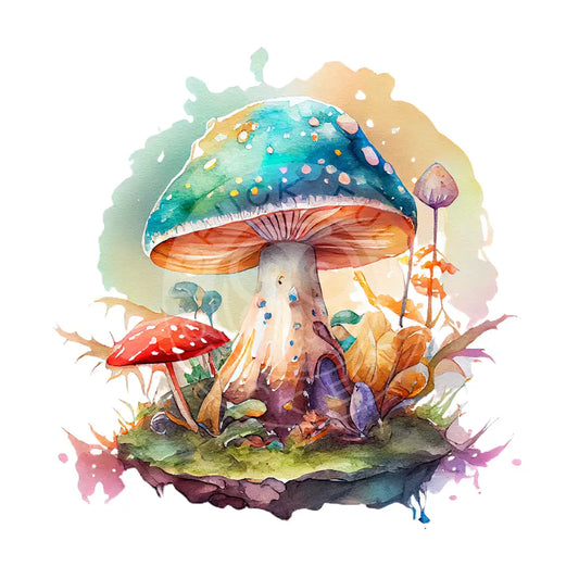 Bügelbild Pilz 21.46