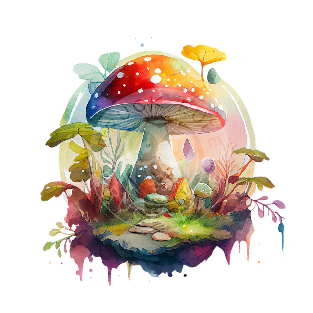 Bügelbild Pilz 21.6