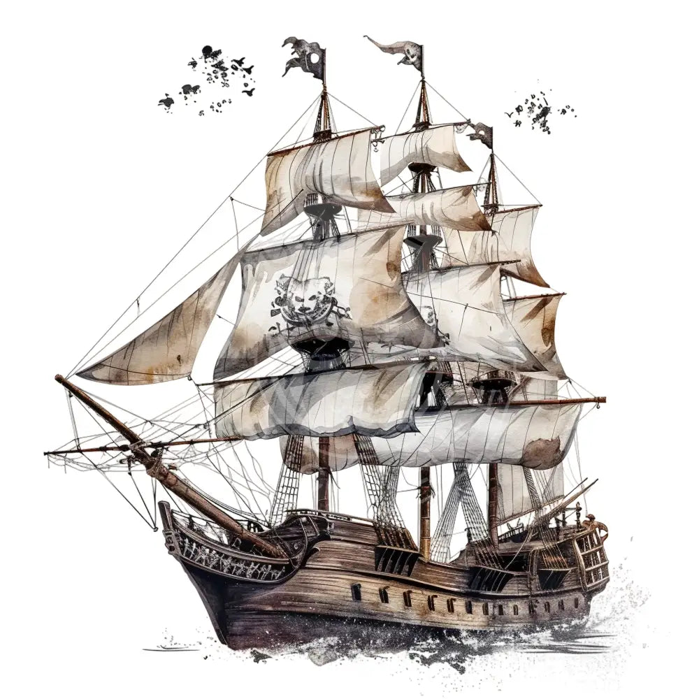 Bügelbild Pirat 1124-4