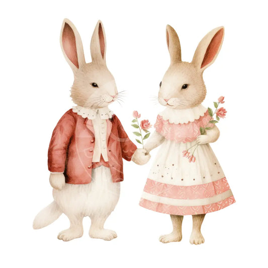 Bügelbild Retro Bunnies 943-12