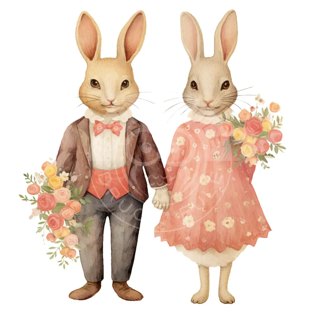 Bügelbild Retro Bunnies 943-13