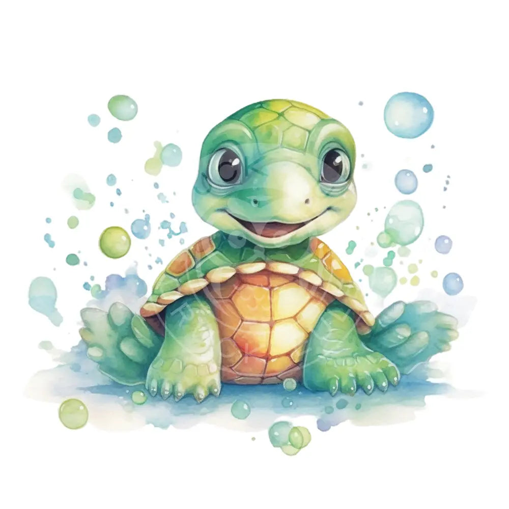 Bügelbild Schildkröte 201-10A