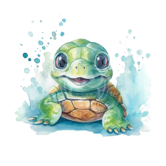 Bügelbild Schildkröte 201-12A