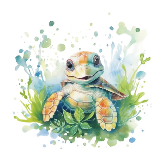 Bügelbild Schildkröte 201-13A