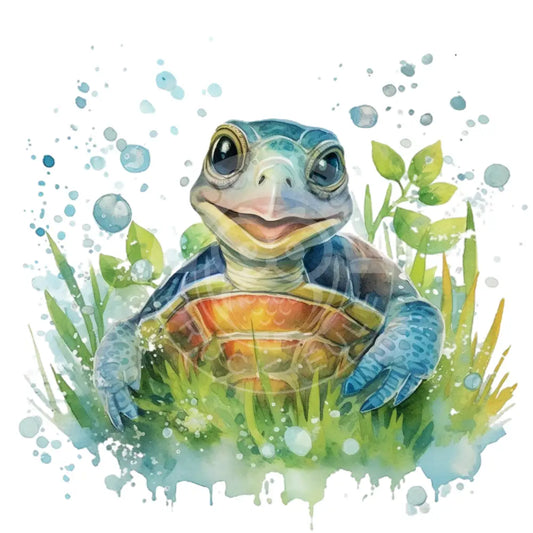 Bügelbild Schildkröte 201-14A