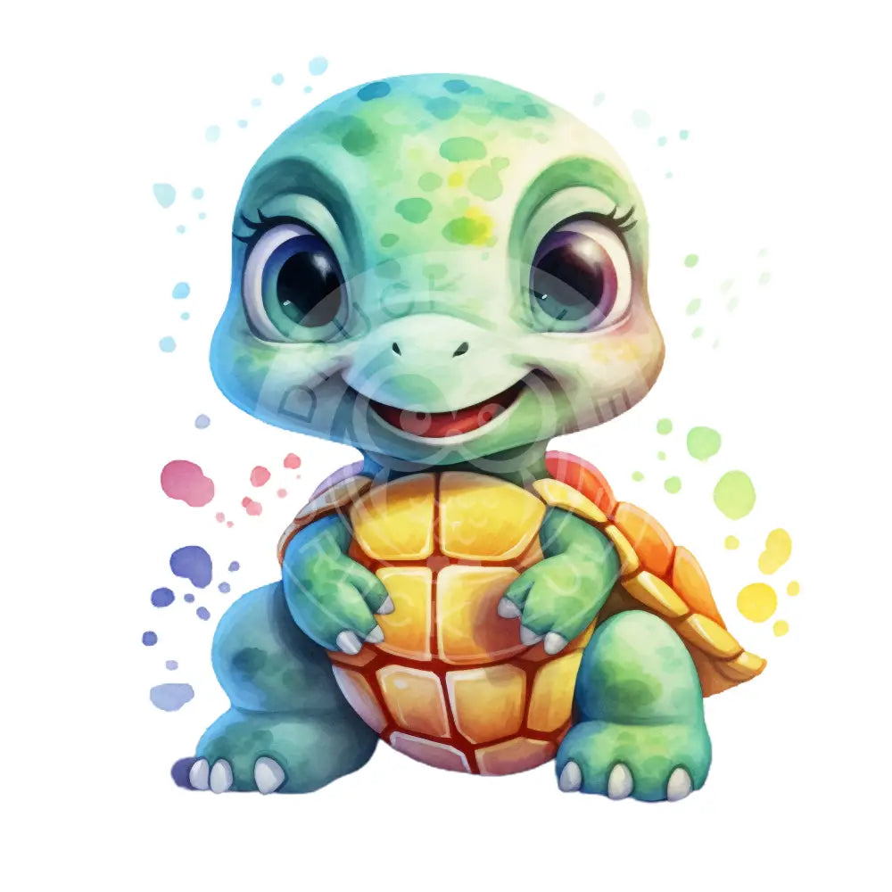 Bügelbild Schildkröte 201-1A