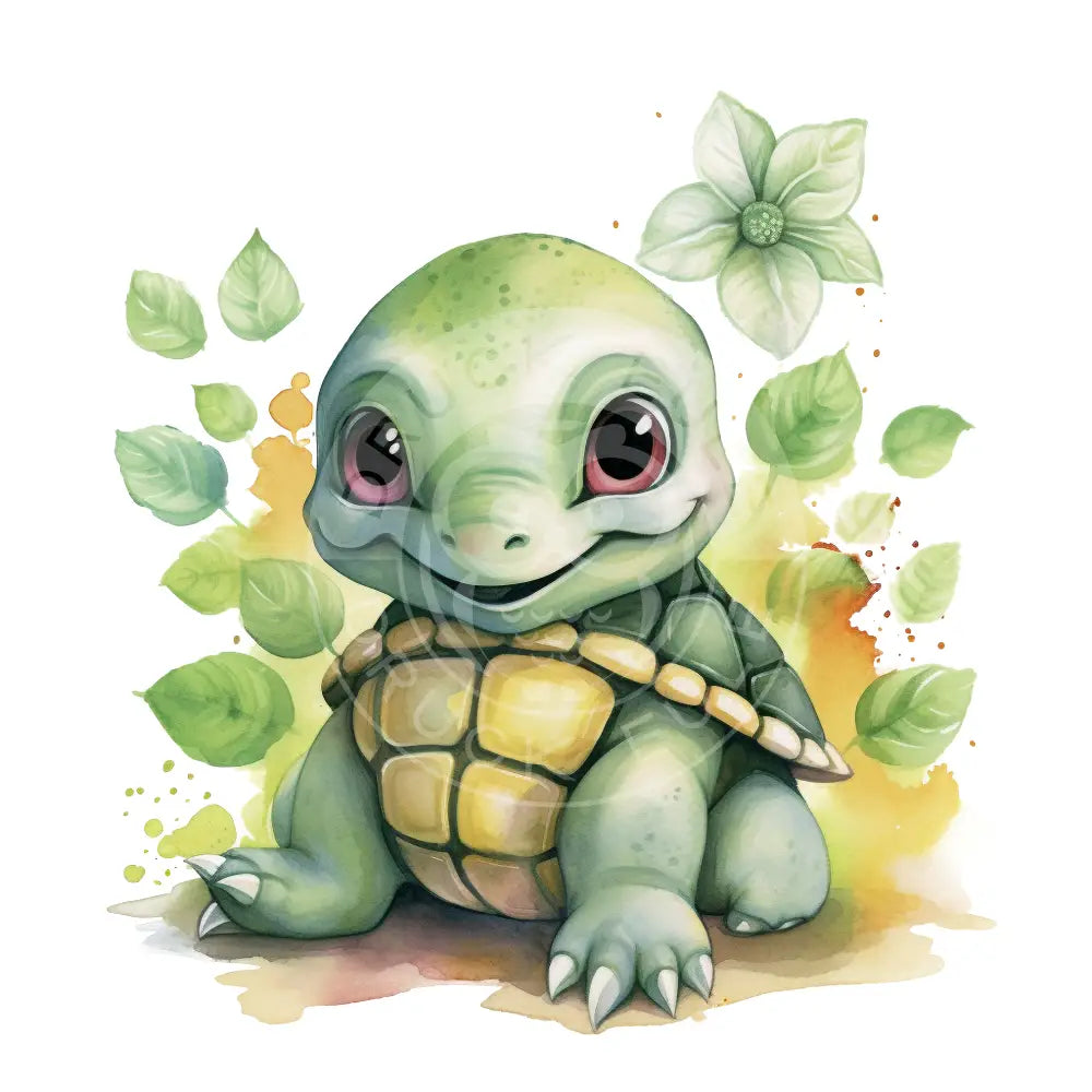 Bügelbild Schildkröte 201-6A