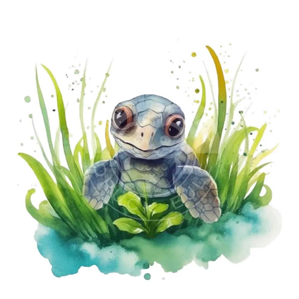 Bügelbild Schildkröte 201-8A