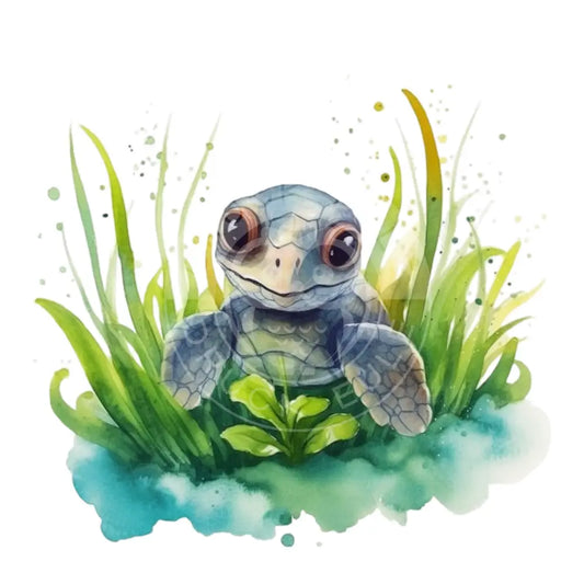 Bügelbild Schildkröte 201-8A