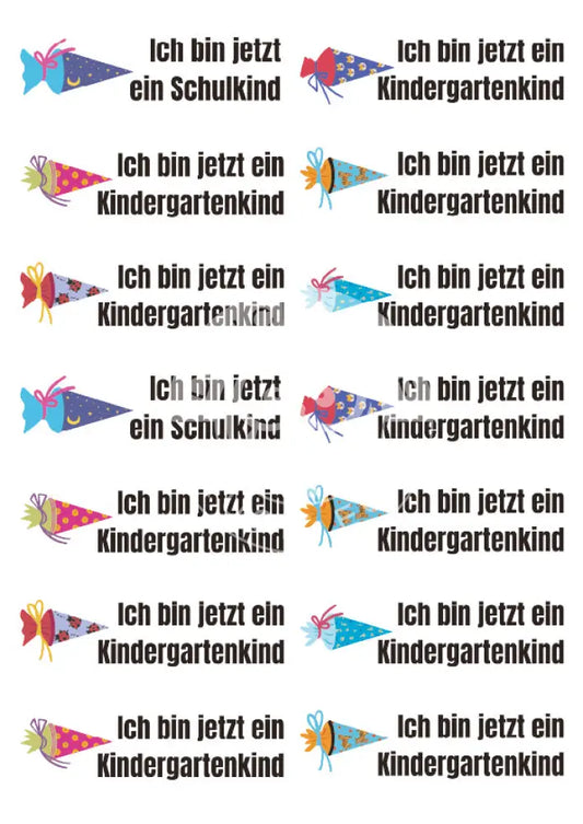 Bügelbild Schlüsselanhänger Kindergartenkind 2 Bügelbild