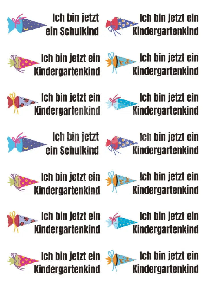Bügelbild Schlüsselanhänger Kindergartenkind 2 Bügelbild