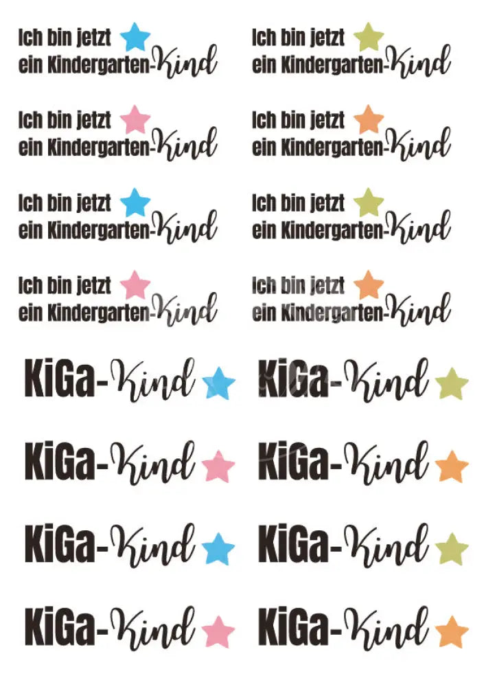 Bügelbild Schlüsselanhänger Kindergartenkind Bügelbild