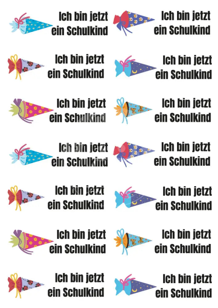 Bügelbild Schlüsselanhänger Schulkind Bügelbild