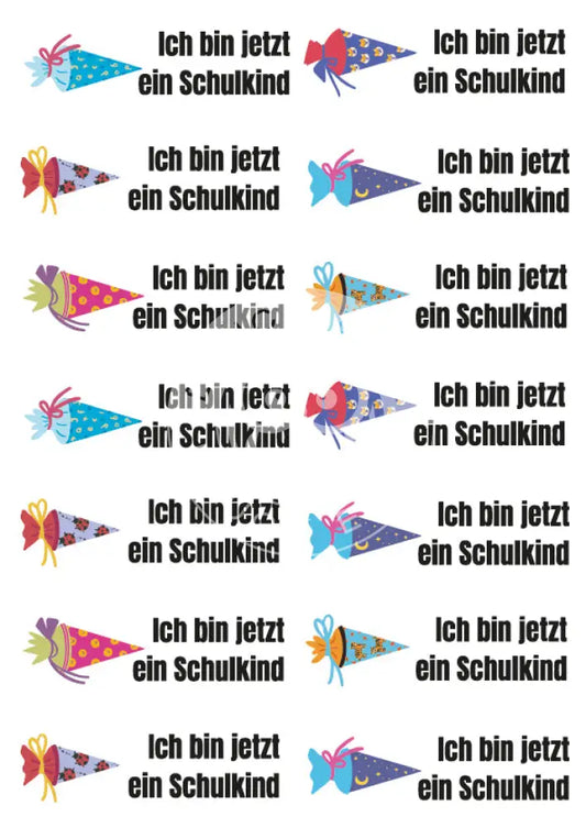 Bügelbild Schlüsselanhänger Schulkind Bügelbild