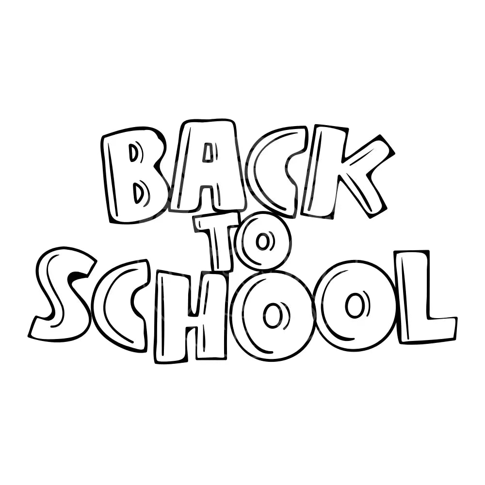 Bügelbild Schule 1