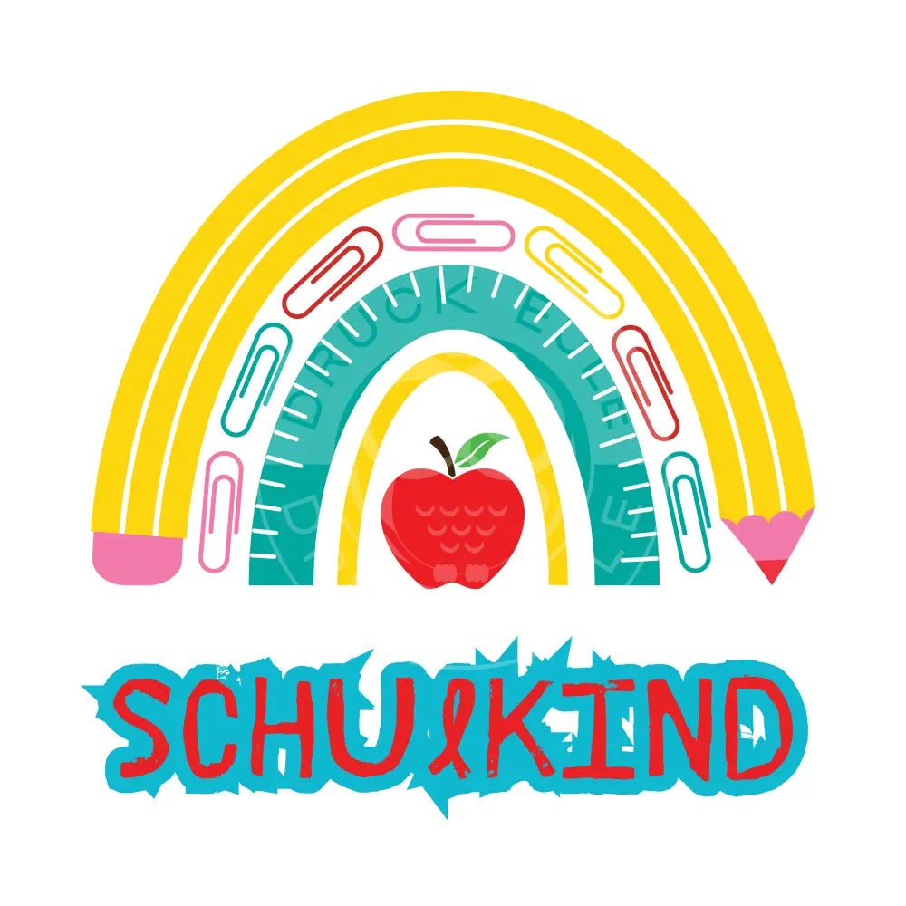 Bügelbild Schule 7