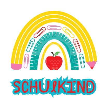 Bügelbild Schule 7