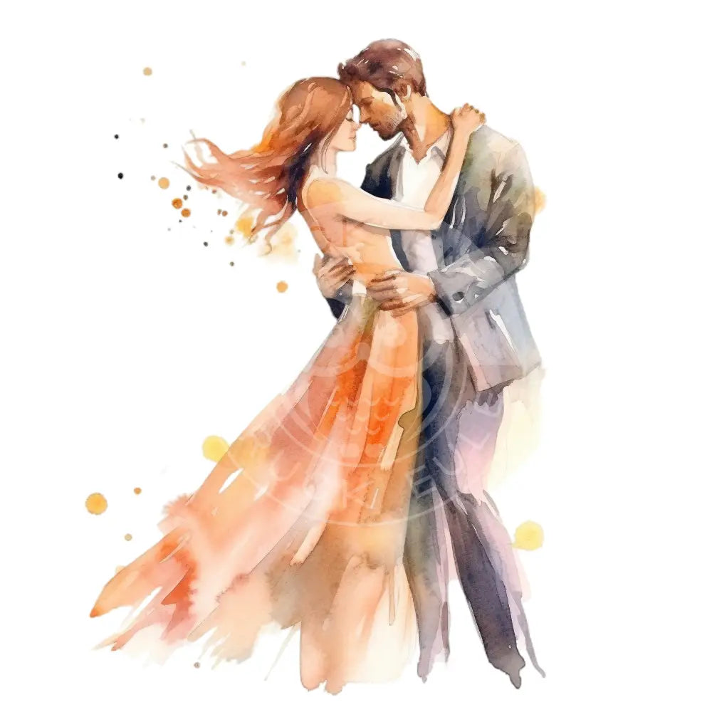 Bügelbild Tanzpaare 115-4A