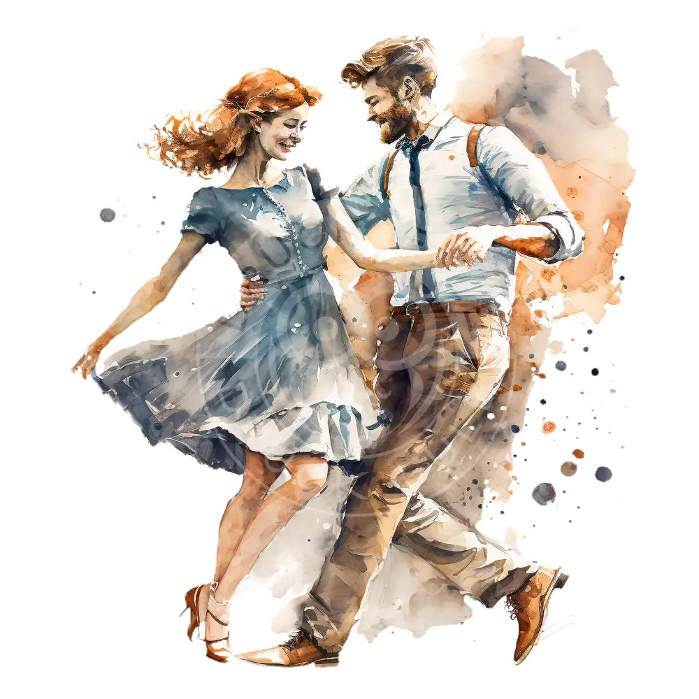 Bügelbild Tanzpaare 115-6-11A