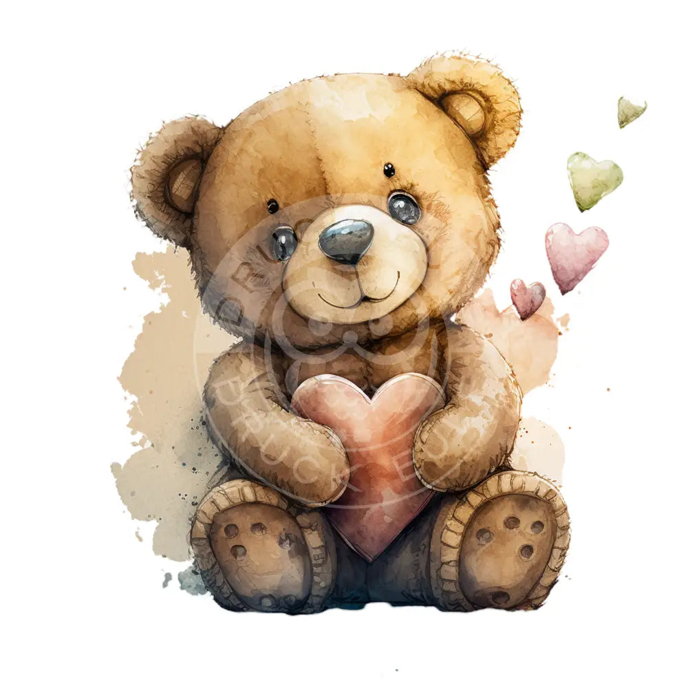 Bügelbild Teddybär 26.6