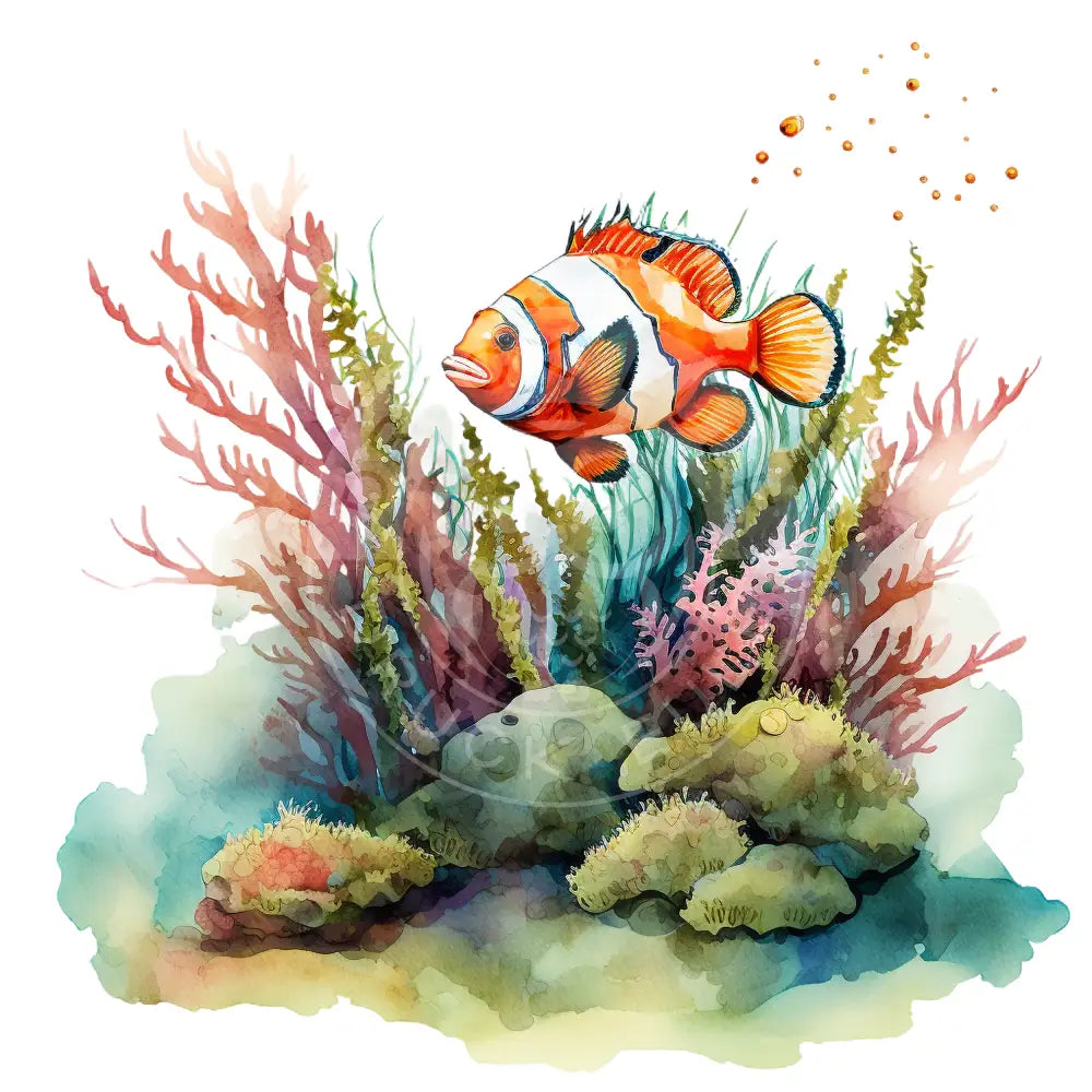 Bügelbild Unterwasser Leben 113-11