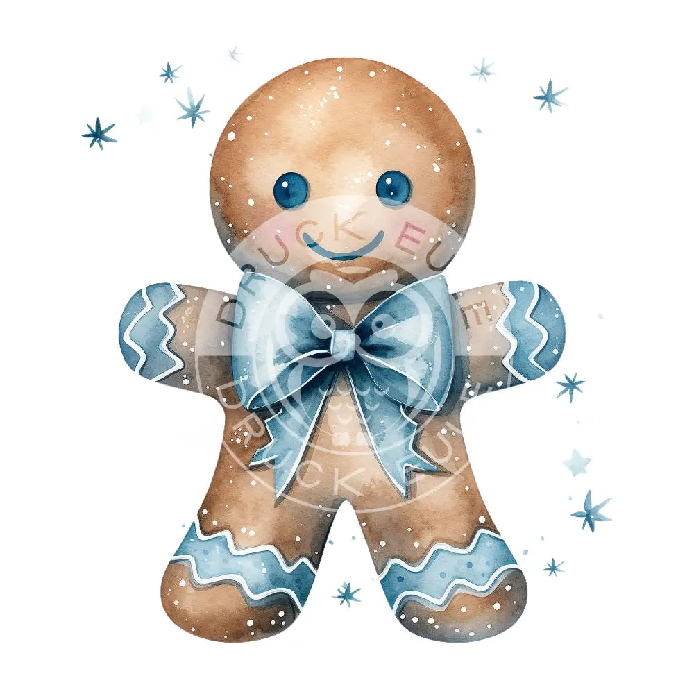 Bügelbild Weihnachten Blau 584-12