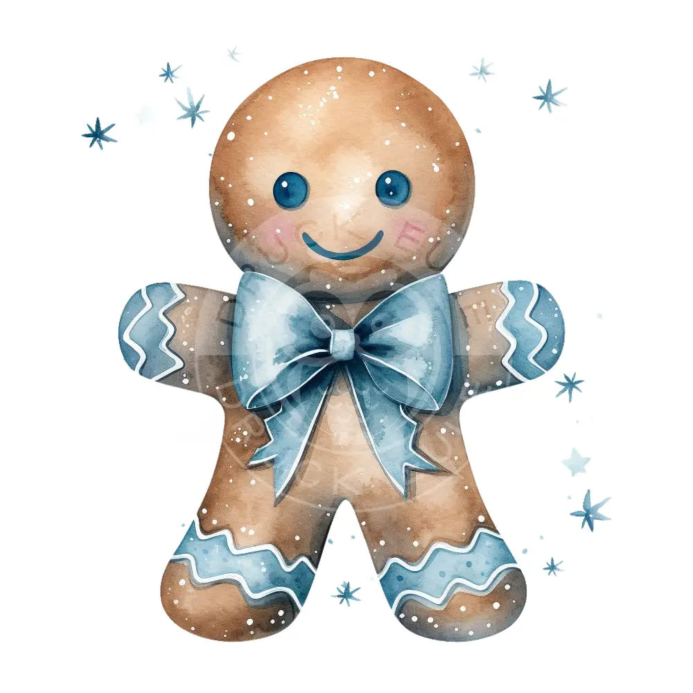 Bügelbild Weihnachten Blau 584-12