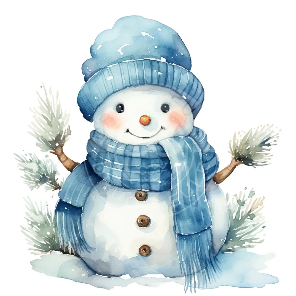 Bügelbild Weihnachten Blau 584-4