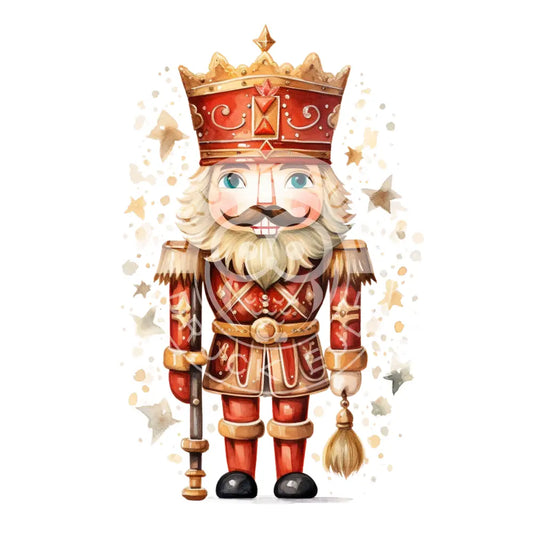 Bügelbild Weihnachten Gold 612-19