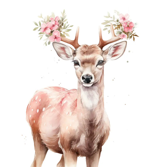 Bügelbild Weihnachten Pink 577-25