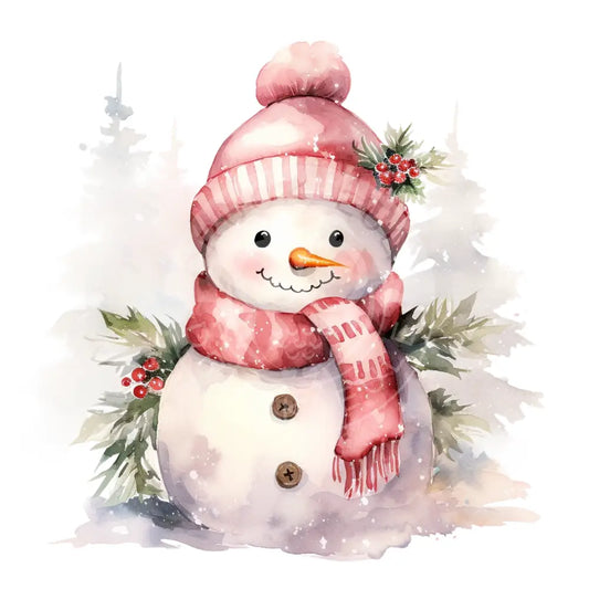 Bügelbild Weihnachten Pink 577-28