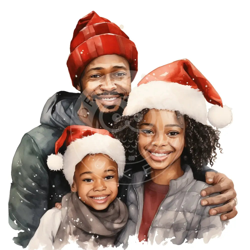 Bügelbild Weihnachts Family 571-12