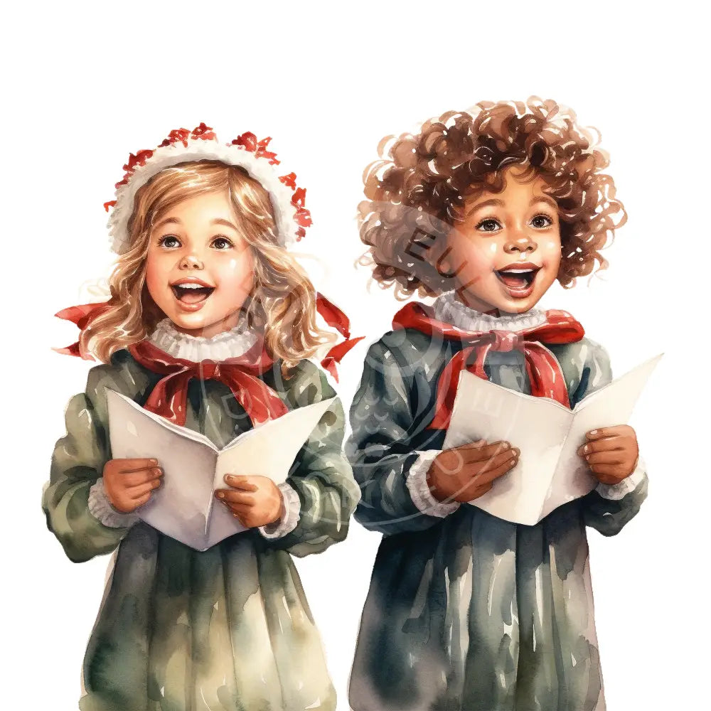 Bügelbild Weihnachts Kinder 544-9