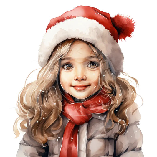 Bügelbild Weihnachts Kinder 586-11