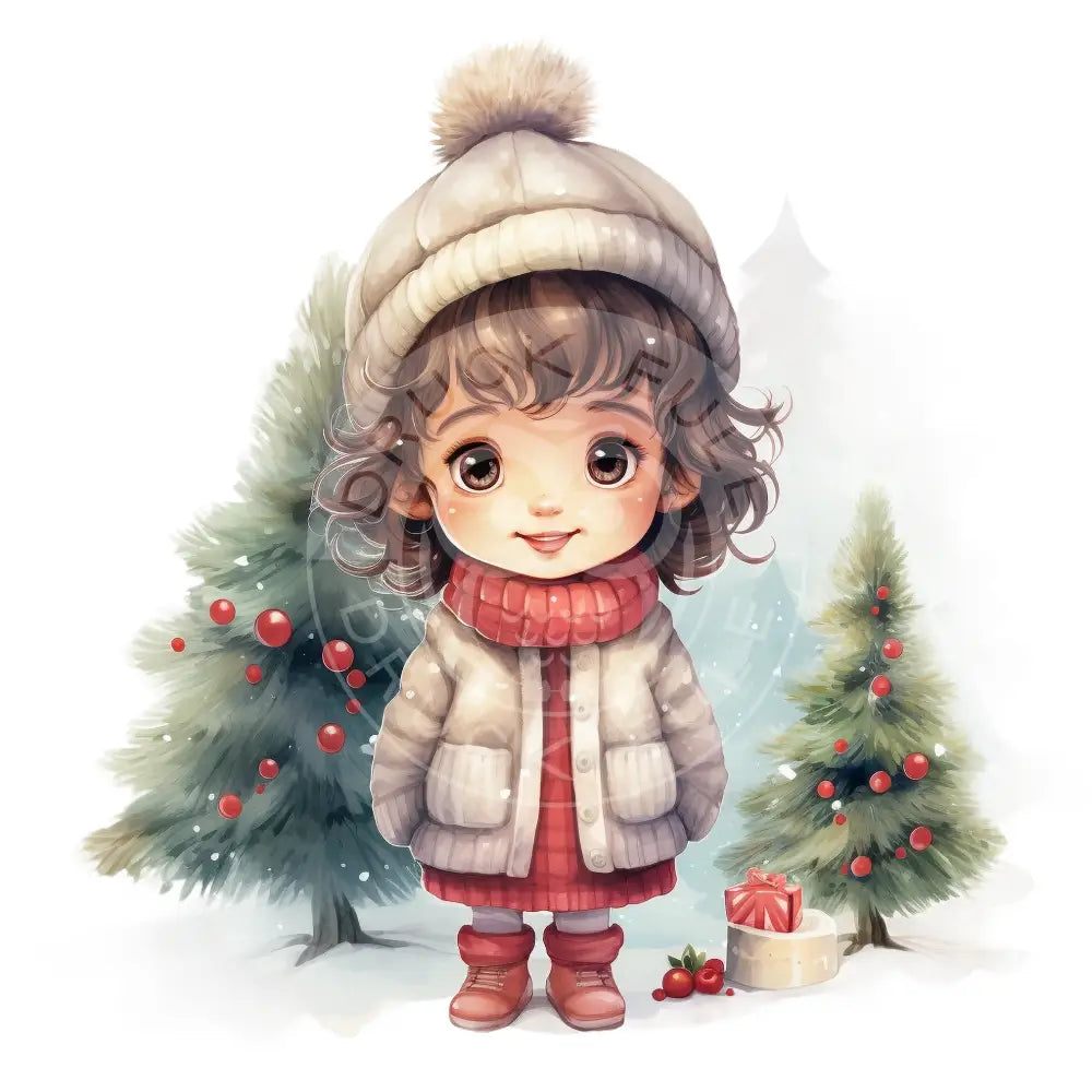 Bügelbild Weihnachts Kinder 586-12
