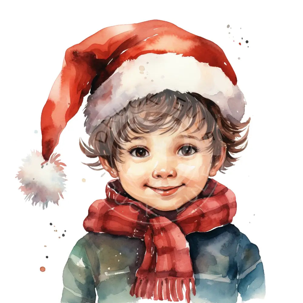 Bügelbild Weihnachts Kinder 586-5