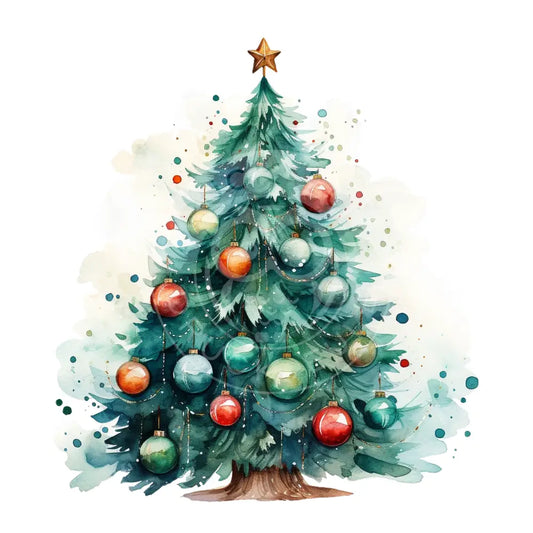 Bügelbild Weihnachtsbaum 503-5