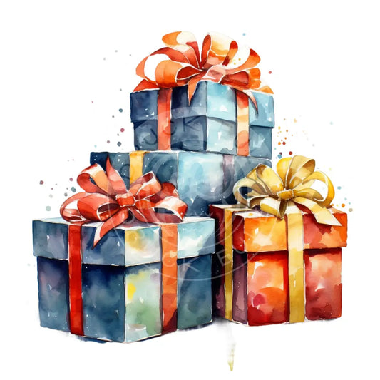 Bügelbild Weihnachtsgeschenke 519-2