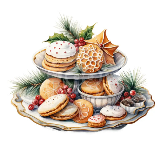 Bügelbild Weihnachtskekse 523-14