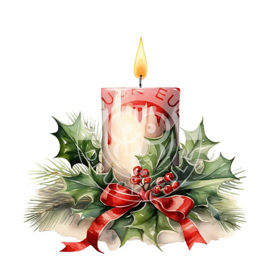 Bügelbild Weihnachtskerze 541-7