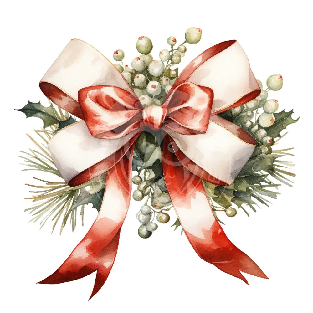 Bügelbild Weihnachtsschleife 537-2