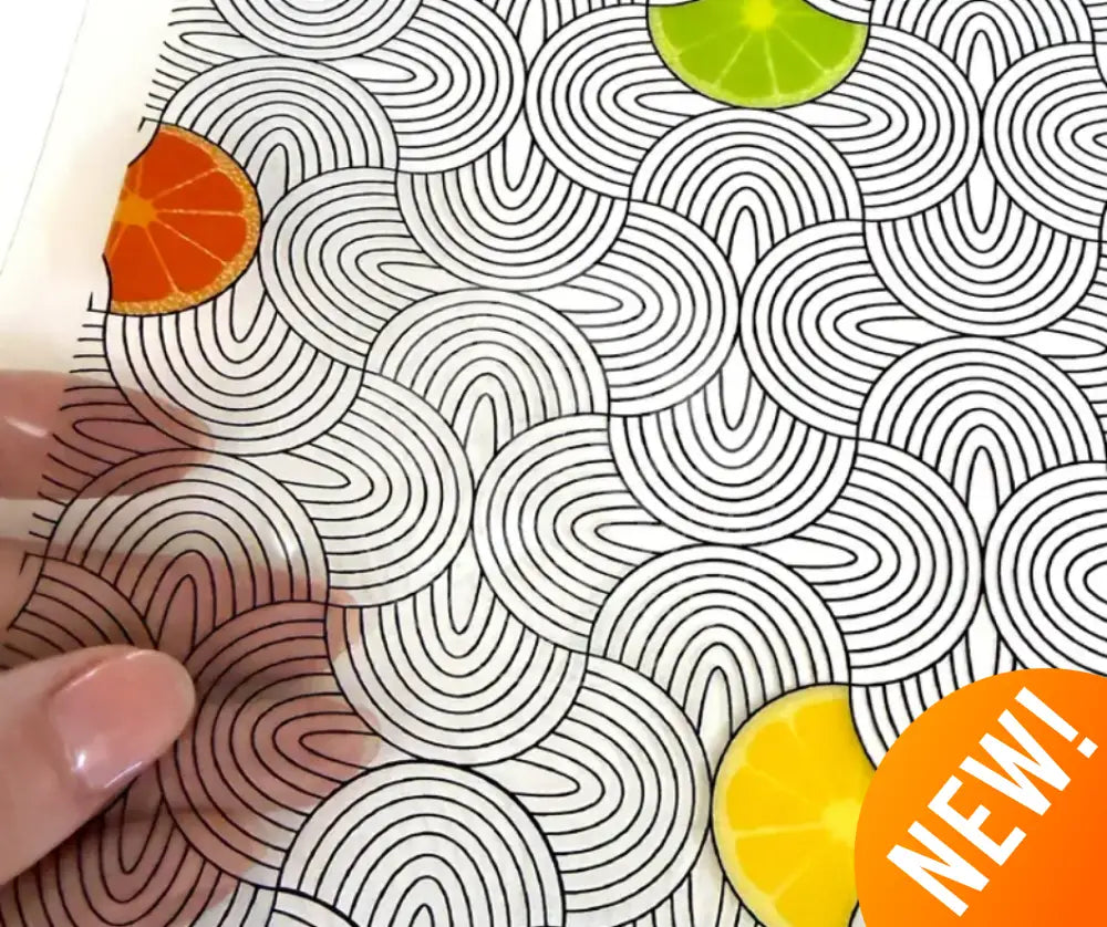Clear TPU Vinyl Feeling Fruity ca. 30x 134cm