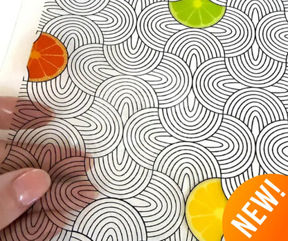 Clear TPU Vinyl Feeling Fruity ca. 30x 134cm