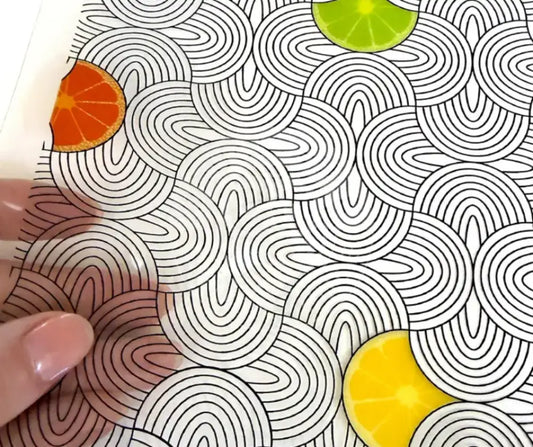 Clear TPU Vinyl Feeling Fruity ca. 30x 134cm
