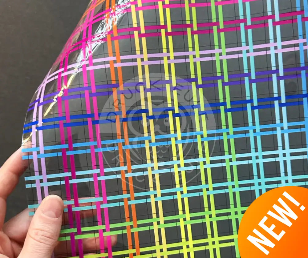 Clear TPU Vinyl Rainbow ca. 30x 134cm
