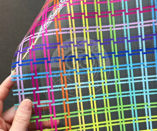 Clear TPU Vinyl Rainbow ca. 30x 134cm