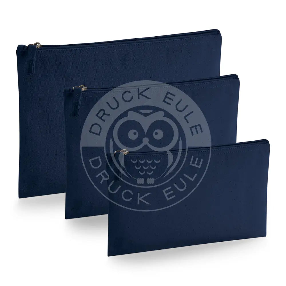 Etui Bio-Baumwolle navy