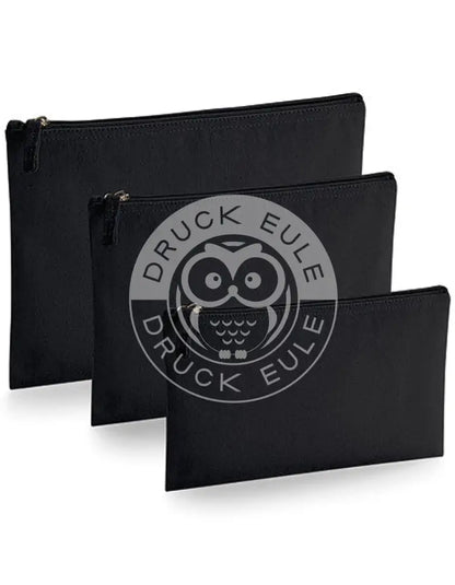 Etui Bio-Baumwolle schwarz