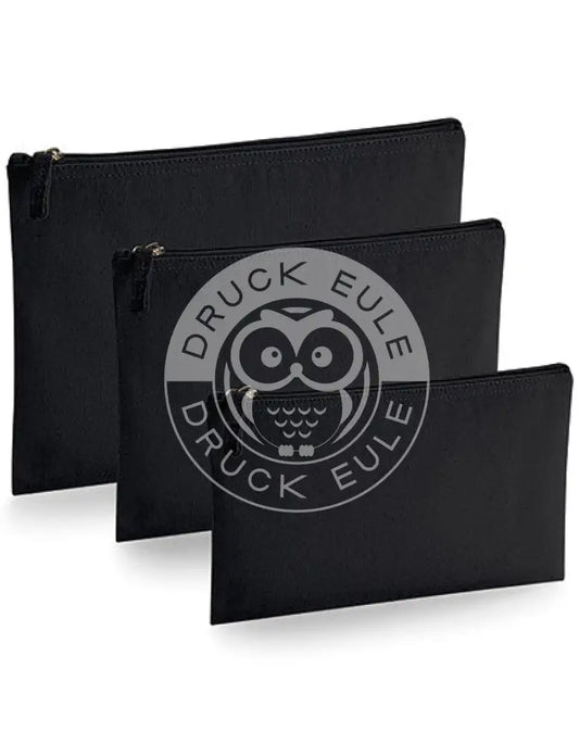 Etui Bio-Baumwolle schwarz