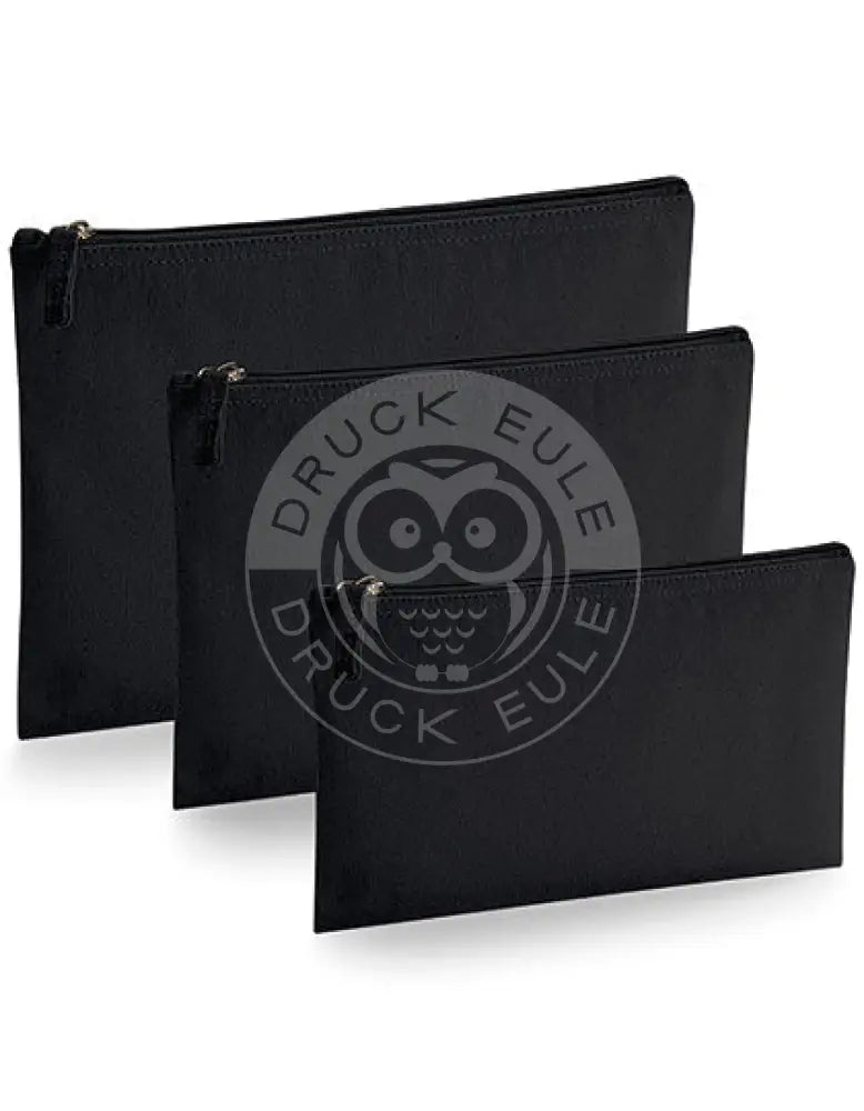 Etui Bio-Baumwolle schwarz
